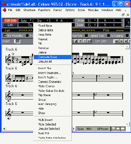 Редактор нотной записи Score Edit